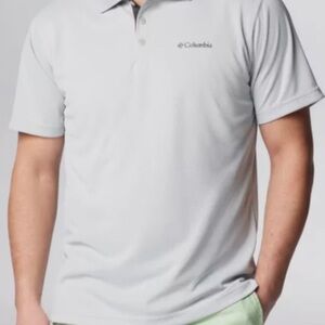 Columbia Men's Light Gray Polo Shirt